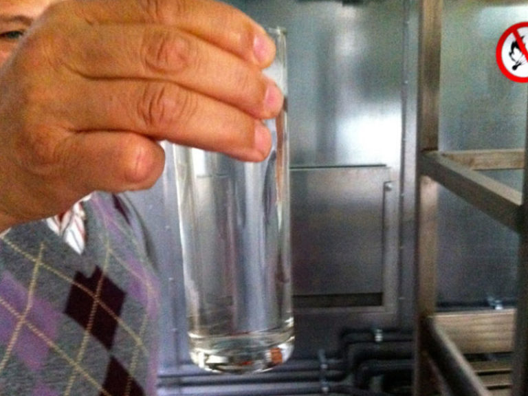 REDOX vaso agua limpia: